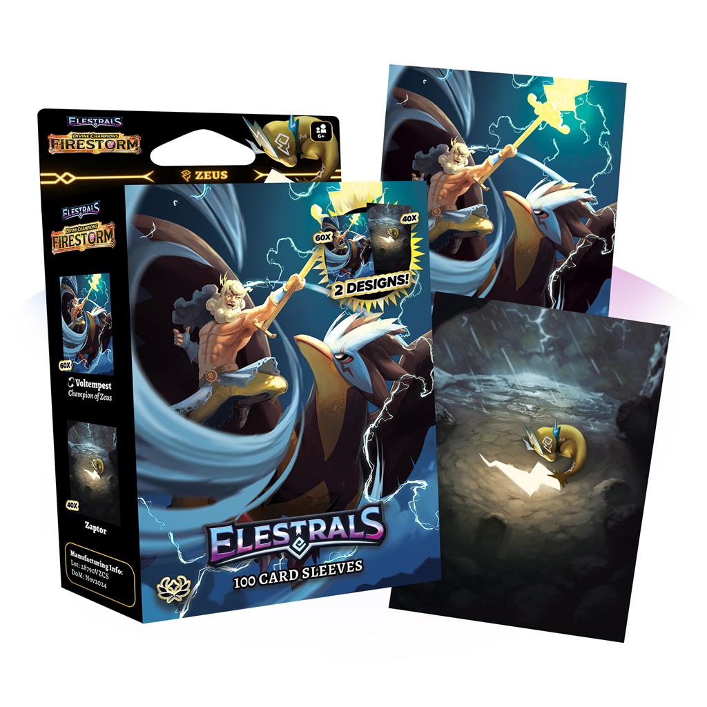Elestrals - Firestorm Voltempest Champion of Zeus Card Sleeves Elestrals