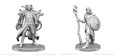 Critical Role Omålade Miniatyrer: Mollymauk Tealeaf & Caduceus Clay
