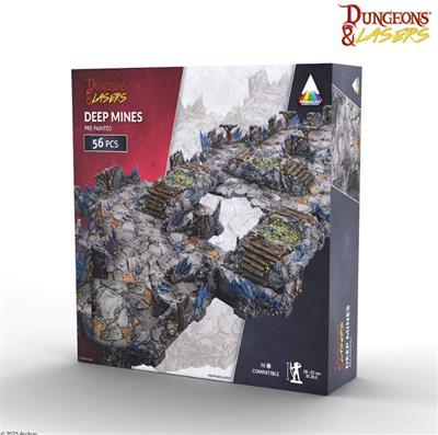 Dungeons & Lasers - Deep Mines förmålade byggsatser Archon Studio