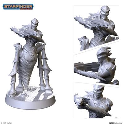 Starfinder Miniatures: Formian Warrior Alt - Det Perfekta Tillägget till Din Spelupplevelse