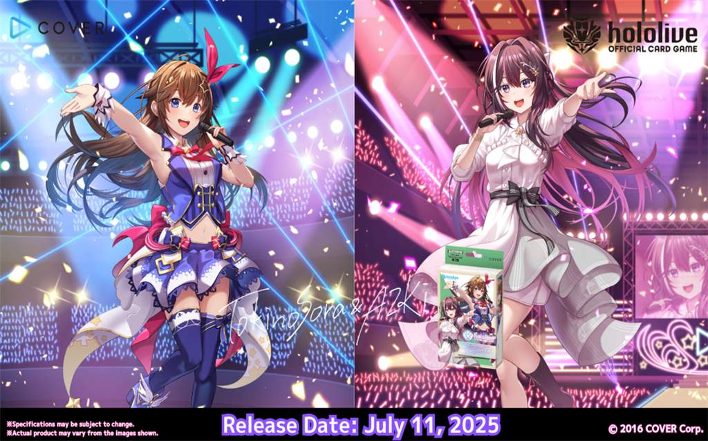 hololive OFFICIAL CARD GAME Start Deck Tokino Sora & AZKi Display (6 Decks) Bushiroad