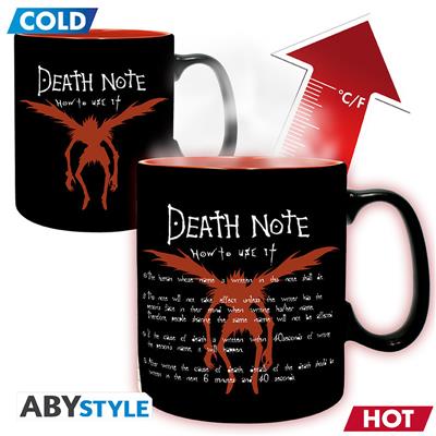 DEATH NOTE - Mugg med värmeförändring - 460ml SAS ABYSSE CORP