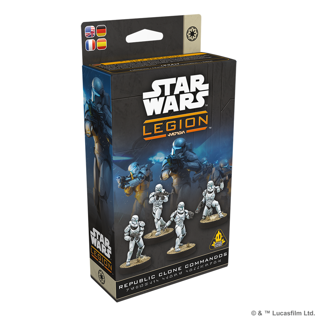 Star Wars: Legion - Republikens Klonkommandoenheter/DE/SP/FR