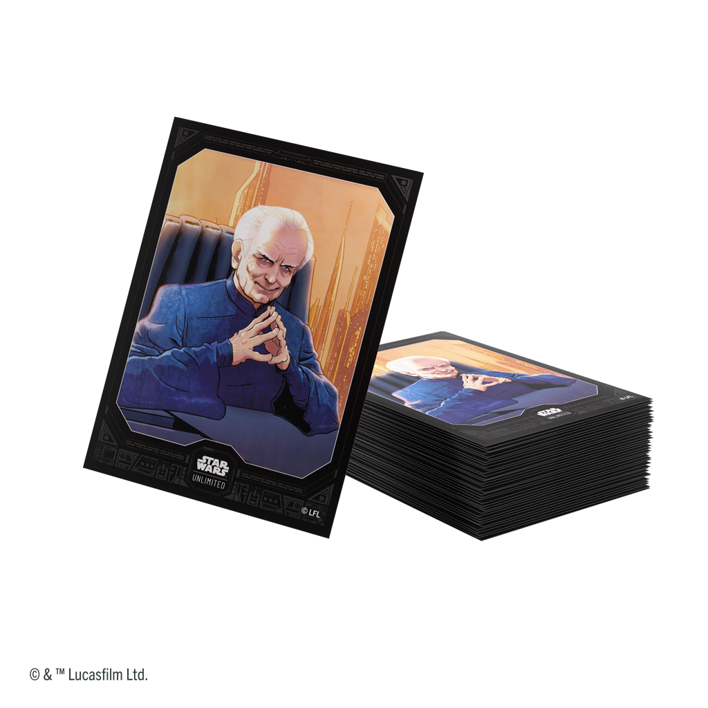 Gamegenic - Star Wars: Unlimited Konstkortsfodral – Kansler Palpatine