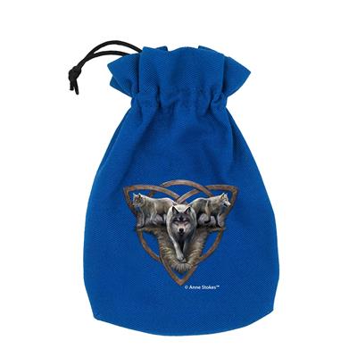 Anne Stokes Dice Pouch: Wolf Trio Q-Workshop