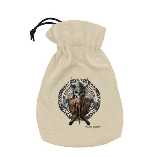 Anne Stokes Dice Pouch: Viking Skull Q-Workshop