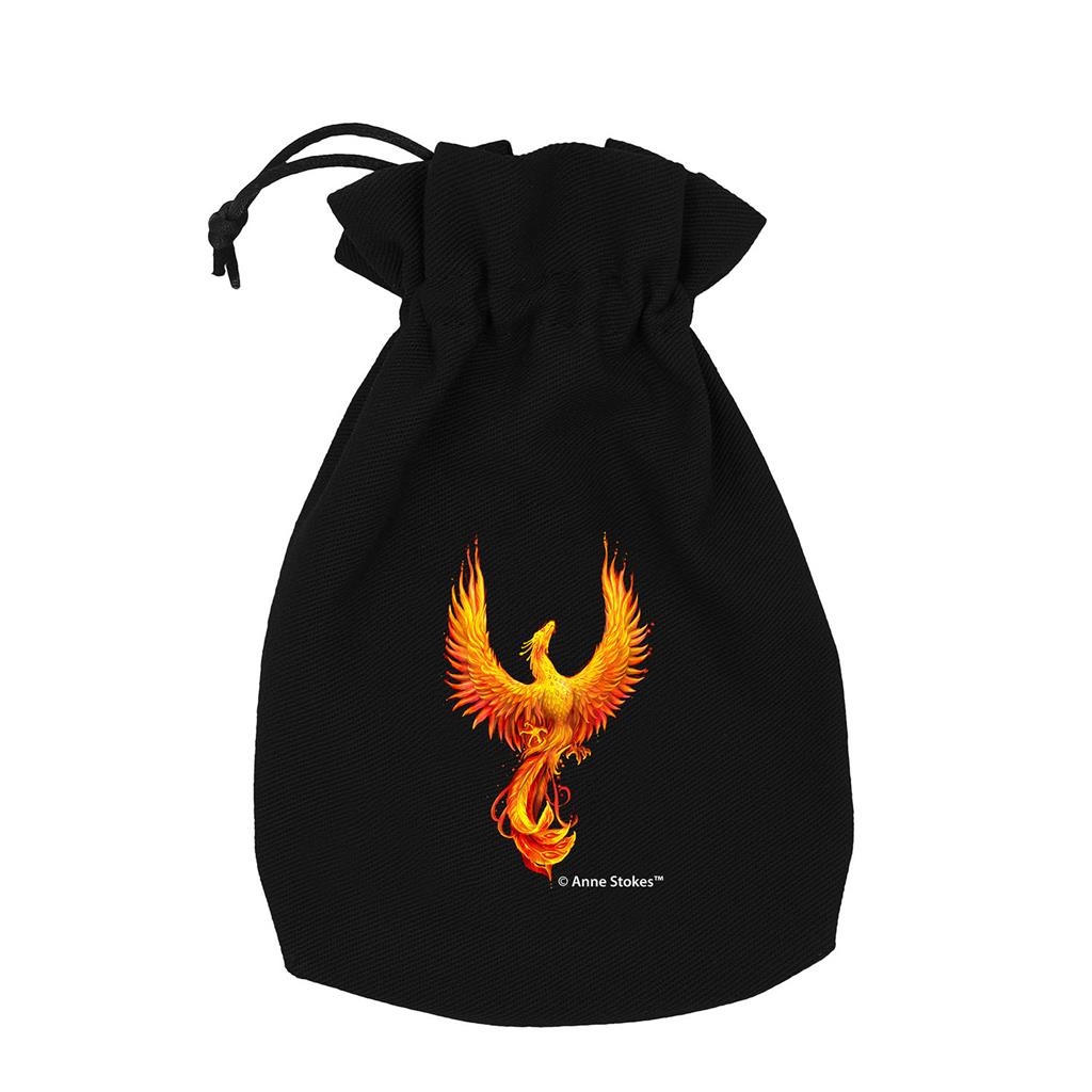 Anne Stokes Dice Pouch: Phoenix Q-Workshop