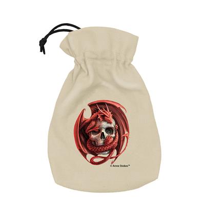 Anne Stokes Dice Pouch: Skull Embrace Q-Workshop