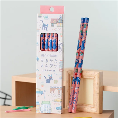 Set med 12 2B Blyertspennor Koriko Walking - Kikis Leveransservice Semic