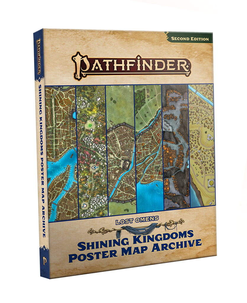 Pathfinder Lost Omens Shining Kingdoms Poster Map Archive (P2) Paizo Publishing