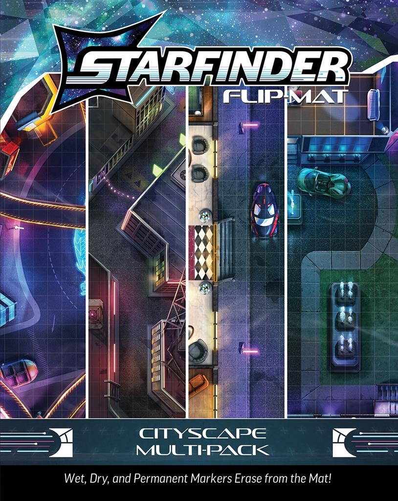 Starfinder Flip-Mat: Cityscape Multi-Pack Paizo Publishing