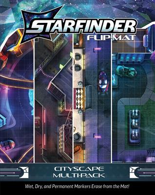 Starfinder Flip-Mat: Cityscape Multi-Pack Paizo Publishing