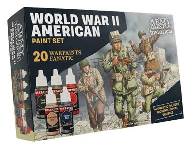 The Army Painter - Warpaints Historiska WWII Amerikanska Färger Set The Army Painter