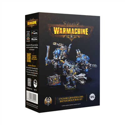 Warmachine: Cygnar Gravediggers Battlegroup Box Steamforged Games