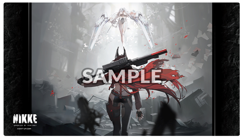 Bushiroad Gummi Spelmatta Vol. 9: GODDESS OF VICTORY: NIKKE Design A: RED ASH - Red Hood vs Cinderella Bushiroad