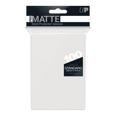 UP - Standard Deck Protector - PRO-Matte Clear (100 Sleeves) Ultra Pro