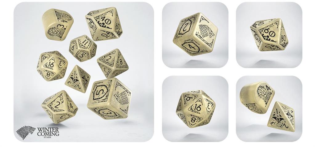Game of Thrones: Stark Dice Set Q-Workshop