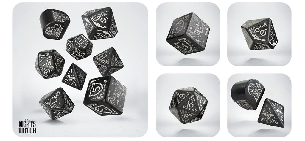 Game of Thrones. Night's Watch Dice Set Q-Workshop