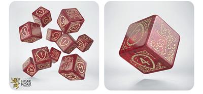 Game of Thrones Lannister 10xD6 Tärningsset Q-Workshop
