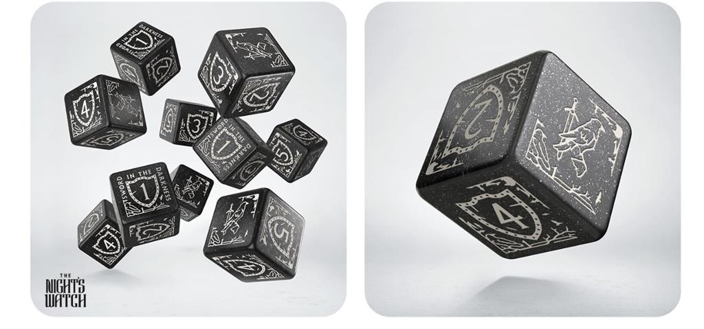 Game of Thrones: Night's Watch 10xD6 Tärningsset Q-Workshop