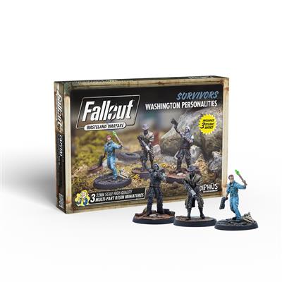 Fallout: Wasteland Warfare - Survivors: Washington Personligheter Modiphius Entertainment