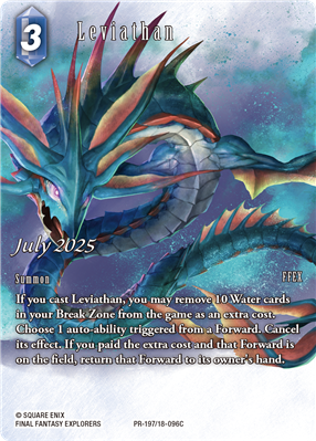 Final Fantasy TCG – juli 2025: Leviathan – PR197 / 18-096C