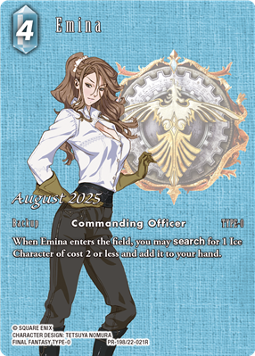 Final Fantasy TCG – August 2025: Emina – PR198 / 22-021R