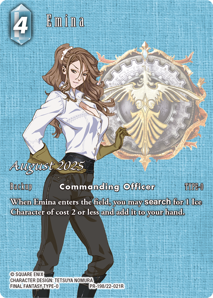 Final Fantasy TCG – August 2025: Emina – PR198 / 22-021R