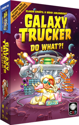 Galaxy Trucker: Do What?! – Expansion for Galaxy Trucker with new missions, VIP astronauts and turn-based play