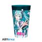 HATSUNE MIKU - Stort Glas - 400ml - Musikaliska Staden SAS ABYSSE CORP