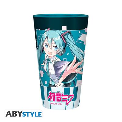 HATSUNE MIKU - Stort Glas - 400ml - Musikaliska Staden SAS ABYSSE CORP
