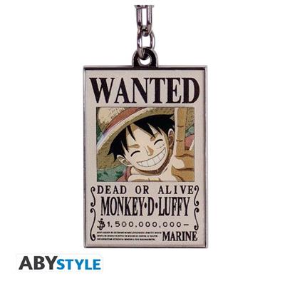 ONE PIECE - Nyckelring "Wanted Luffy" SAS ABYSSE CORP