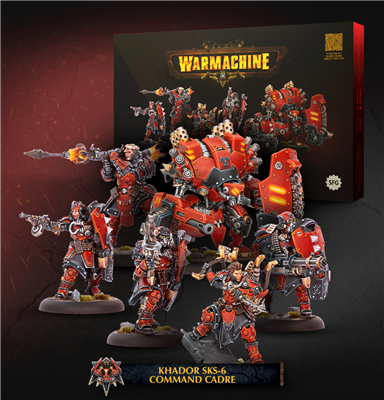 Warmachine: Khador SKS-6 Command Cadre Steamforged Games