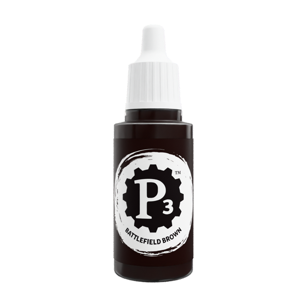 P3 Paints – Battlefield Brown – 18 ml