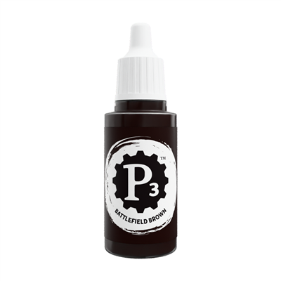 P3 Paints – Battlefield Brown – 18 ml