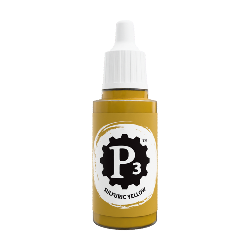 P3 Paints - Sulphur Yellow - 18ml
