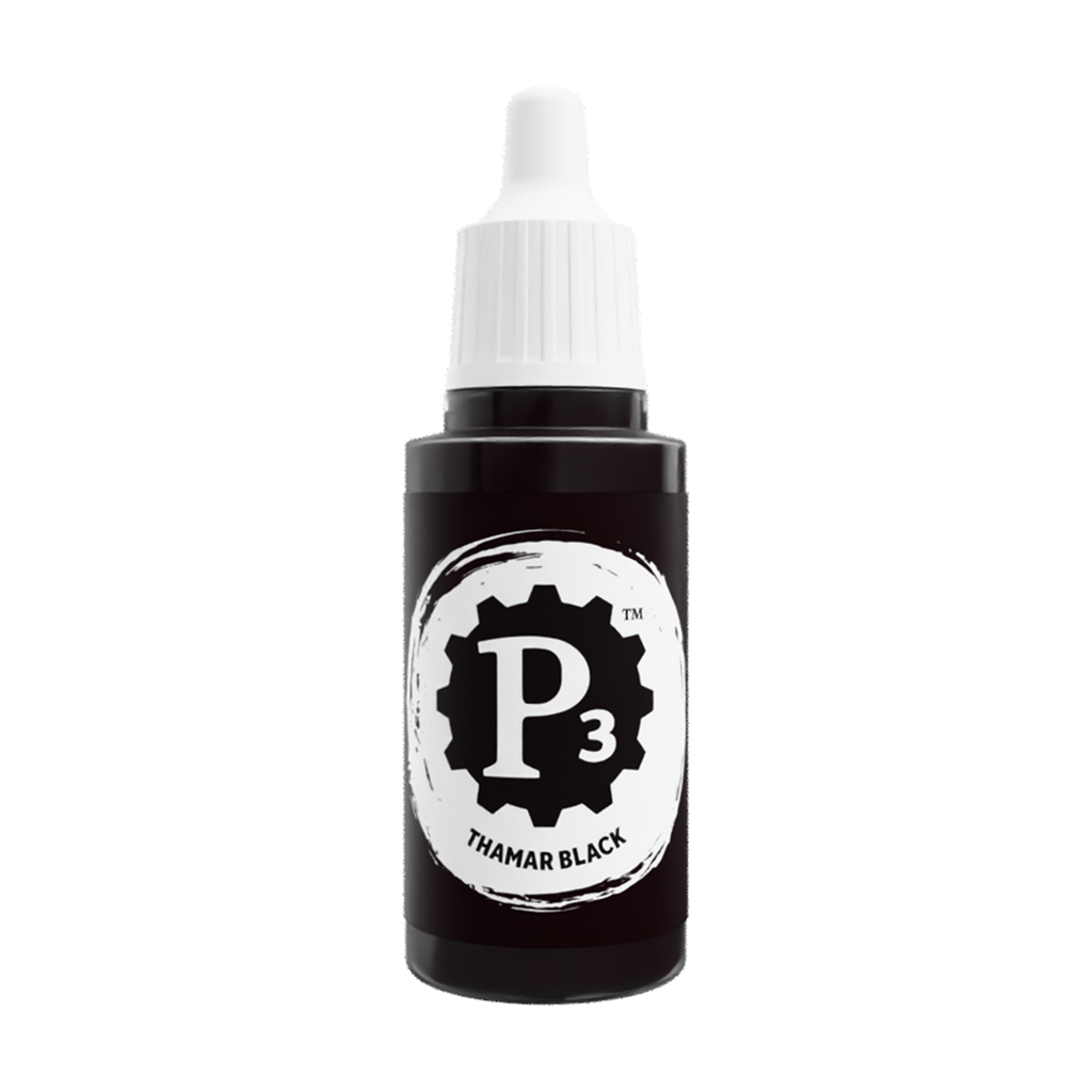 P3 Paints - Thamar Black - 18ml
