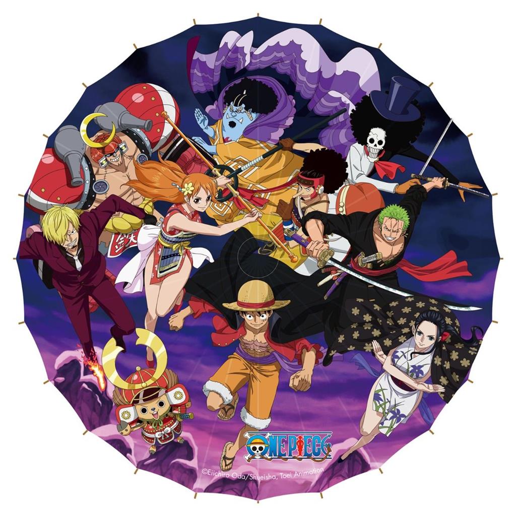 One Piece - Japansk Parasol - Wano Kuni Saga