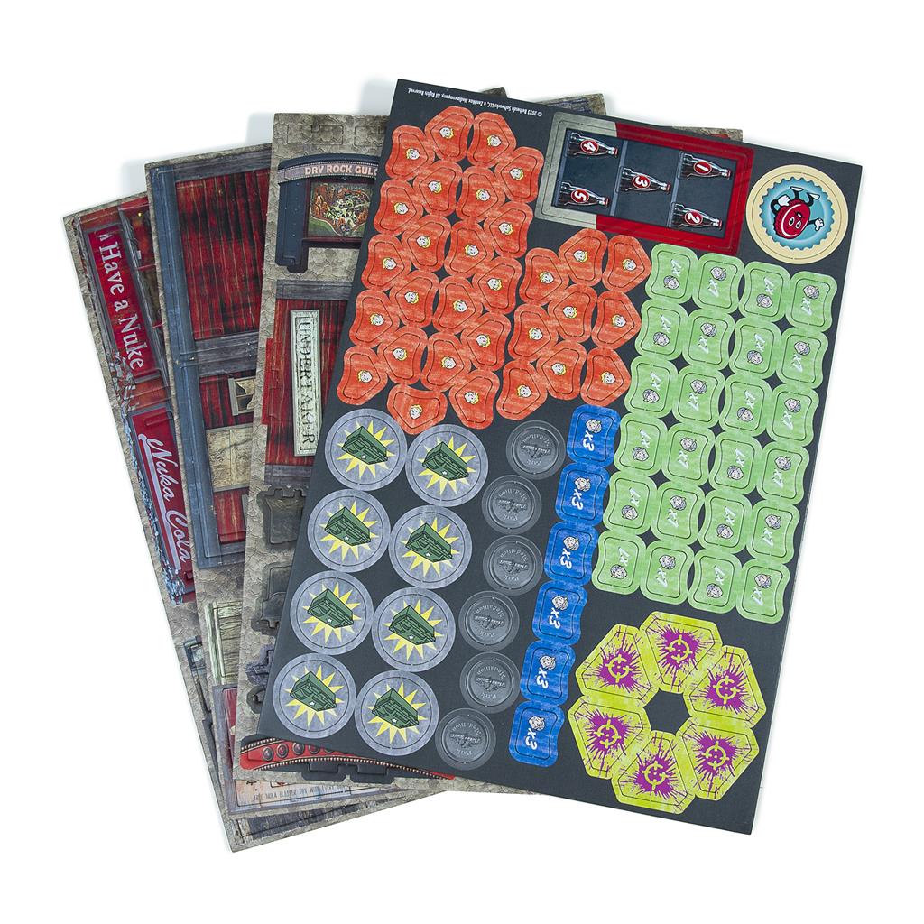 Fallout Factions: Tokens och Terrängpaket 1 Modiphius Entertainment