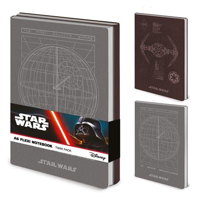 Star Wars (Empire) A6 Flexi Notebook Twin Pack