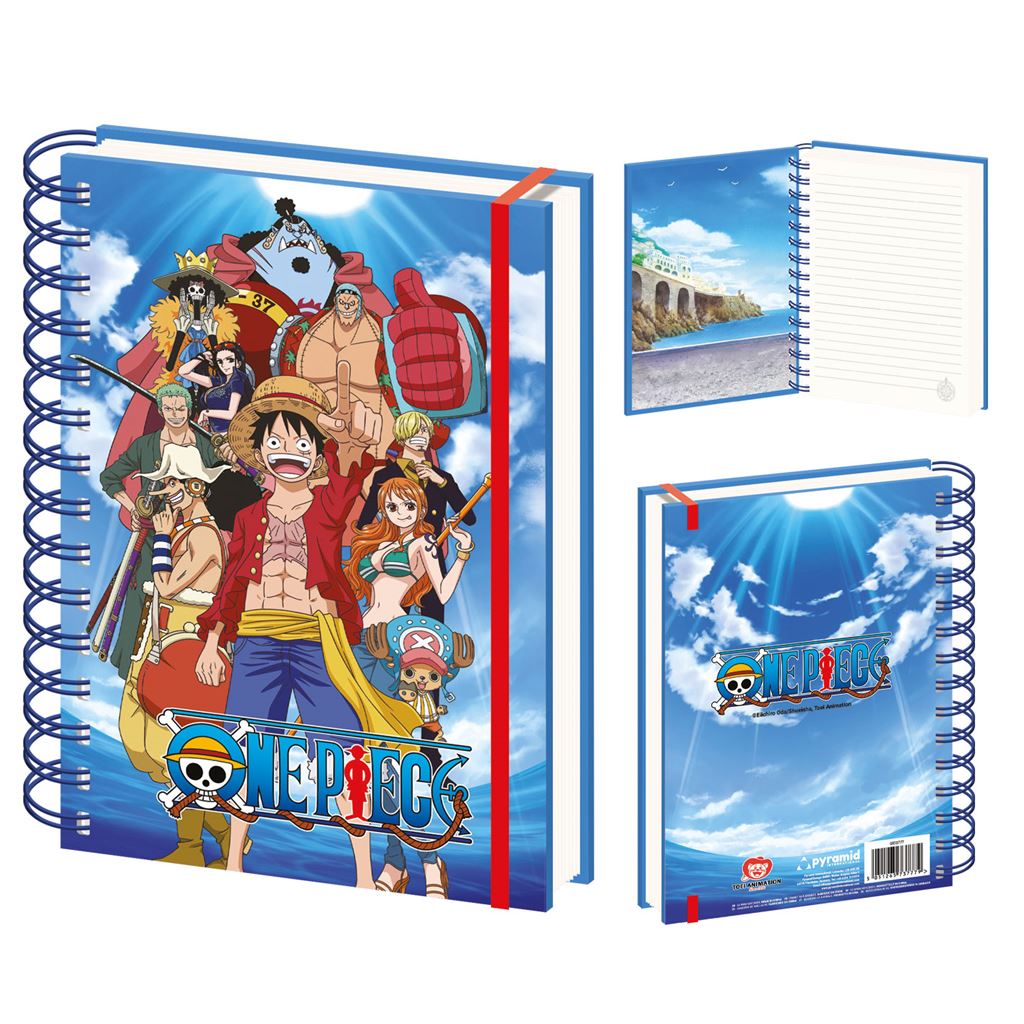 One Piece Anime (Crew) A5 Wiro Anteckningsblock Pyramid International