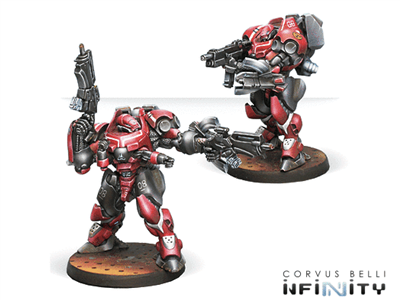 Infinity: Gecko Squadron - Nomad Assault Team Corvus Belli