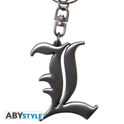 DEATH NOTE - Nyckelring 3D L Symbol SAS ABYSSE CORP