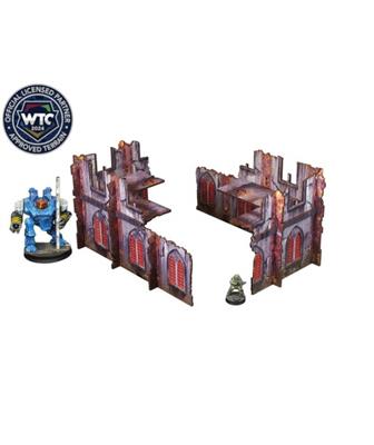 Imperial WTC Walls Low (2) Förmålade Micro Art Studio