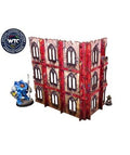 Imperial WTC Walls High Red (1) Prepainted Micro Art Studio