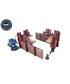 Imperial WTC Walls Low Red (2) Prefabricerade Micro Art Studio