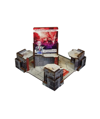Precinct Sigma Objective Room Tak Förmålat Micro Art Studio