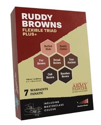 The Army Painter - Warpaints Fanatic: Ruddy Browns Triad PLUS+ The Army Painter