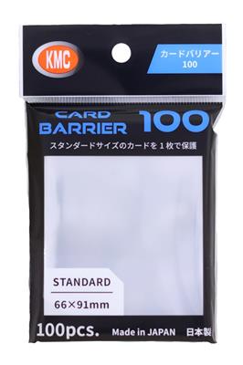 KMC Standard Sleeves - Card Barrier 100 (100 Sleeves)