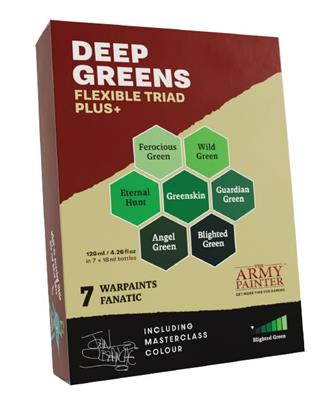 The Army Painter - Warpaints Fanatic: Deep Greens Triad PLUS+ The Army Painter